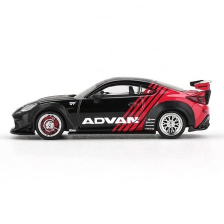 Sıvı Kristal Mavi 1:64 Ölçek Metal Toyota GR86 LB Nation Advan Model Araba BX-313388
