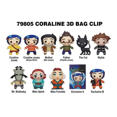 Coraline Klipsli Figür Seri 1