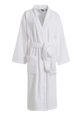 Eco Lounge Pamuklu Tek Bornoz Beyaz Unisex