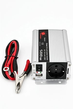 500W 12V DC 220V AC İnverter USB Çıkışlı Fanlı Akü Güç Dönüştürücü Araç Kullanımı