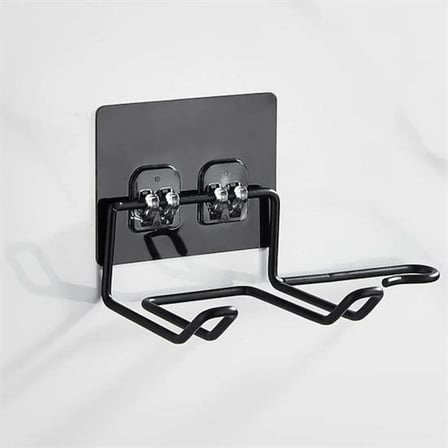 Fön Makine Askısı Siyah Yapışkanlı Fön Makine Tutucu Bx40