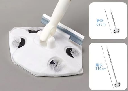 Islak Mendil Uyumlu Pratik Çek Çekli Mop Bx40