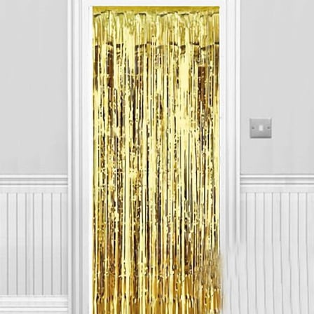 Işıltılı Duvar Ve Kapı Perdesi Gold 90x200 Cm Bx40
