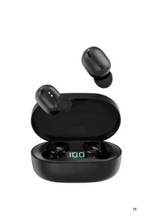 Kulaklık Dijital Göstergeli Bluetooth Bağlantılı Kablosuz Kulak İçi Mikrofonlu Dokunmatik Kontrol