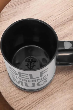 Yazılı Mug Kupa Karıştırıcı Özelliği Ve Paslanmaz Çelik
