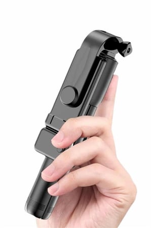 Selfie Çubuğu Tripod Bluetooth Kumandalı Selfie Çubuğu Telefon Tutucu