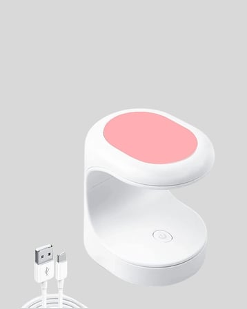 LED Mini Oje Kurutucu Taşınabilir Hızlı Kuruma Cihazı 3 LED Işıklı Yeni Nesil