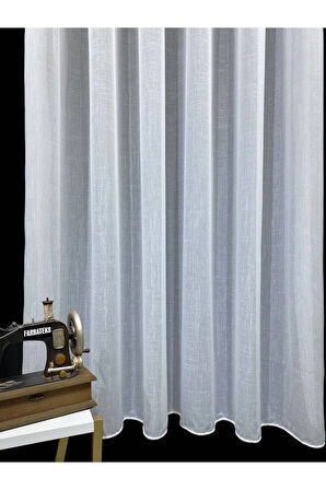 Amerikan Pile Linen Keten Yeni Dikim Tül Perde