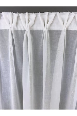 Amerikan Pile Linen Keten Yeni Dikim Tül Perde