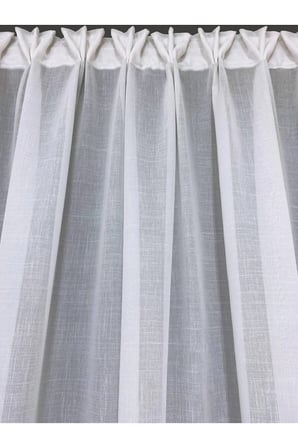Amerikan Pile Linen Keten Yeni Dikim Tül Perde