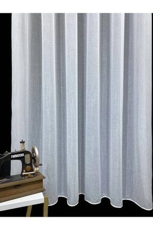 Amerikan Pile Linen Keten Yeni Dikim Tül Perde