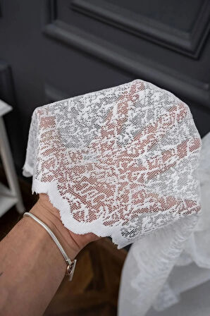 Amerikan Pile Tac Ilizyon Yeni Dikim Tül Perde