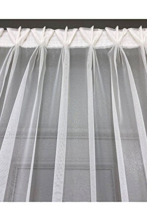 Amerikan Pile Pırıltı Sade Modern Yeni Dikim Tül Perde