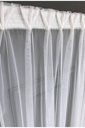 Amerikan Pile Pırıltı Sade Modern Yeni Dikim Tül Perde