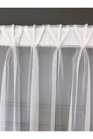 Amerikan Pile Pırıltı Sade Modern Yeni Dikim Tül Perde