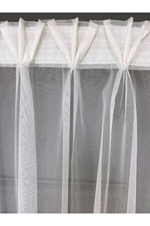 Amerikan Pile Pırıltı Sade Modern Yeni Dikim Tül Perde