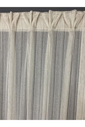 Amerikan Pile Çelik Sim Gold Sade Modern Yeni Dikim Tül Perde