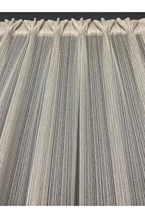 Amerikan Pile Çelik Sim Gold Sade Modern Yeni Dikim Tül Perde