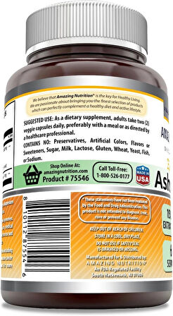 Amazing Formulas Hint Ginseng Extract Supplement | 3000 Mg Per Serving | 120 Veggie Caps