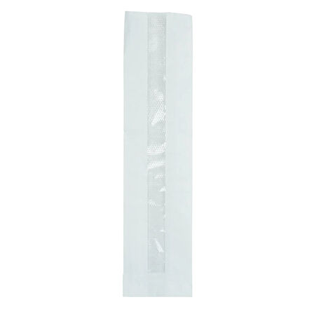 Kese Beyaz Sülfit Pencereli 9,5x37x5,5 Cm Baget 5 KG