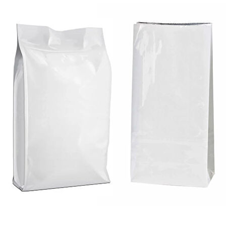 Yan Körüklü Torba Beyaz Alüminyum 10x25x6 Cm 1500 ADET