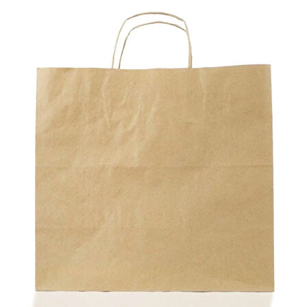 Çanta Kraft 32x28x16 Cm Burgu Sap 50 ADET