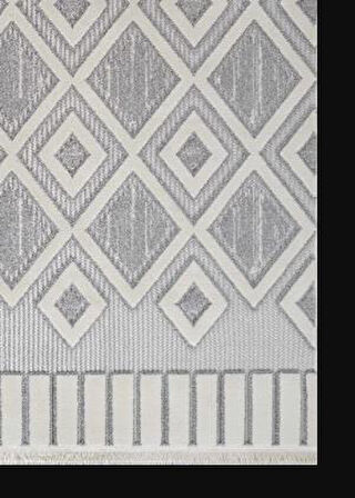 Artemis Halı Amentes 09990D Gri Bohem İskandinav Tarz Halı