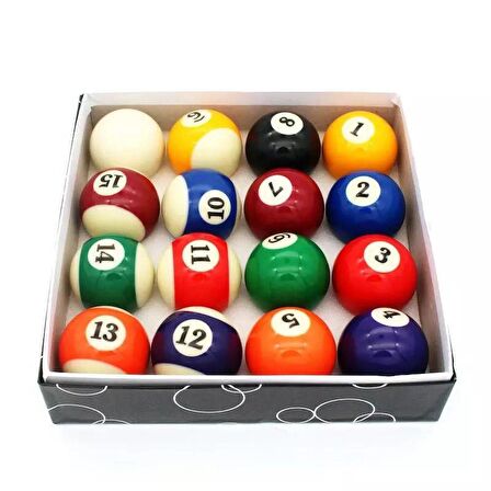 Amerikan Bilardo Topu (16Pcs)