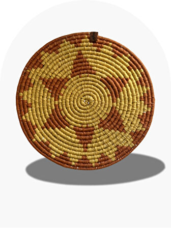 El Yapımı Modern Bohem Tasarım Amerikan Servis ve Bardak Altlığı,  2'li Takım