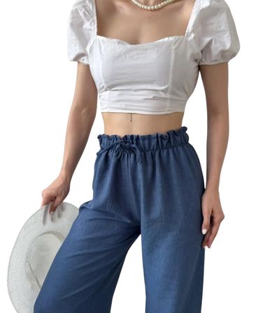 Beli Büzgülü Pantolon