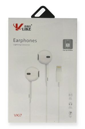 Vlike VK i7 Lightning Bluetooth Kablolu Kulaklık