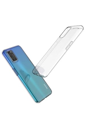 Newface Oppo A52 Kılıf Lüx Şeffaf Silikon