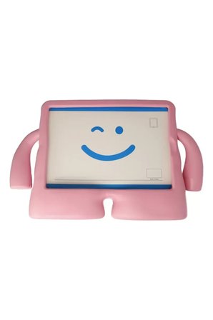 Newface Samsung Galaxy T500 Tab A7 10.4 Kılıf Karakter Tablet Silikon - Açık Pembe