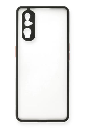 Newface Oppo Find X2 Kılıf Montreal Silikon Kapak - Siyah