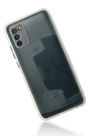 Newface Samsung Galaxy A02S Kılıf Miami Şeffaf Silikon - Şeffaf