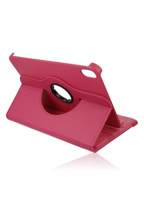 Newface Apple iPad Mini 6 Kılıf 360 Tablet Deri Kılıf - Pembe