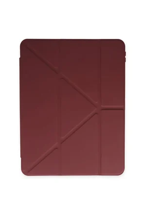 Newface Apple iPad 10.2 (8.nesil) Kılıf Kalemlikli Mars Tablet Kılıfı - Mürdüm