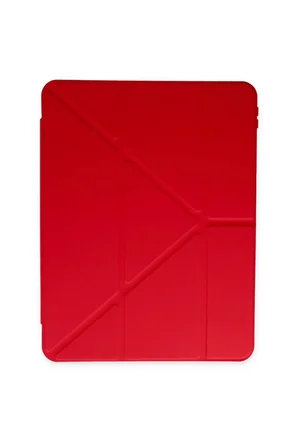 Newface Samsung Galaxy P610 Tab S6 Lite 10.4 Kılıf Kalemlikli Mars Tablet Kılıfı - Kırmızı