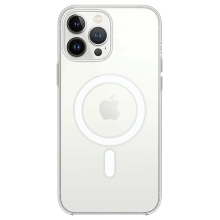 Newface Apple iPhone 14 Pro Max Kılıf Magneticsafe Şeffaf Silikon - Şeffaf