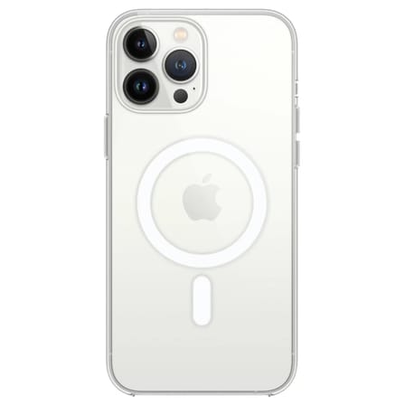 Newface Apple iPhone 14 Pro Max Kılıf Magneticsafe Şeffaf Silikon - Şeffaf
