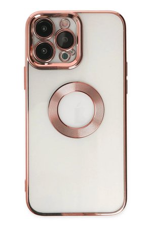 Newface Apple iPhone 14 Pro Max Kılıf Slot Silikon - Rose Gold