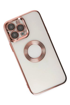 Newface Apple iPhone 14 Pro Max Kılıf Slot Silikon - Rose Gold