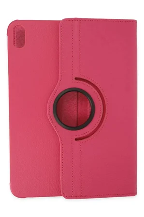 Newface Apple iPad 2022 10.9 (10.nesil) Kılıf 360 Tablet Deri Kılıf - Pembe