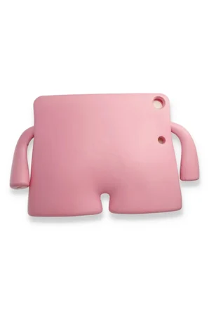 Newface Apple iPad 2022 10.9 (10.nesil) Kılıf Karakter Tablet Silikon - Açık Pembe