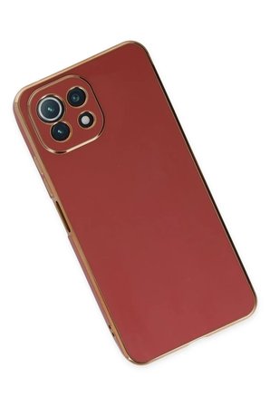 Newface Xiaomi Mİ 11 Lite Kılıf Volet Silikon - Kırmızı