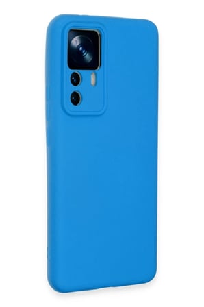 Newface Xiaomi Mi 12T Pro Kılıf Nano içi Kadife Silikon - Mavi