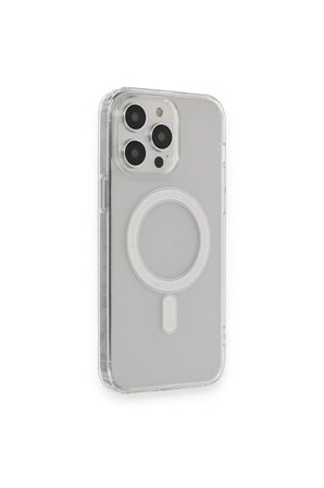 Newface Apple iPhone 14 Pro Kılıf Matte Şeffaf Magneticsafe - Şeffaf