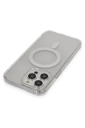 Newface Apple iPhone 14 Pro Kılıf Matte Şeffaf Magneticsafe - Şeffaf