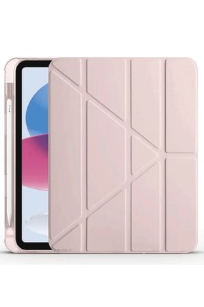 Newface Apple iPad 2022 10.9 (10.nesil) Kılıf Kalemlikli Mars Tablet Kılıfı - Rose Gold
