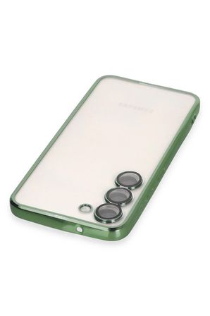 Newface Samsung Galaxy S23 Plus Kılıf Razer Lensli Silikon - Yeşil
